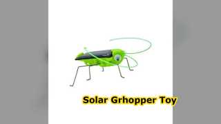 Solar Grhopper Toy Fun Science Learning