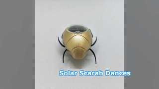 Solar Scarab Robot Fun Green Energy Toy