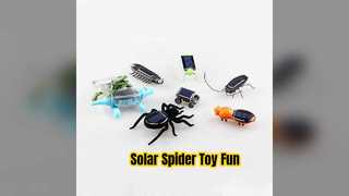 Solar Spider Toy Fun No Batteries